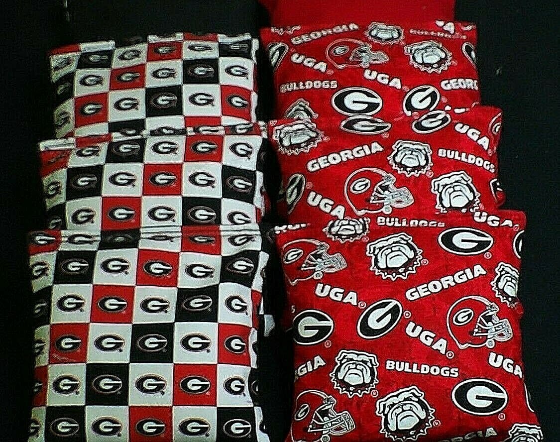 UNIVERSITY OF GEORGIA BULLDOGS  8 ACA Regulation Cornhole Bean Bags  2