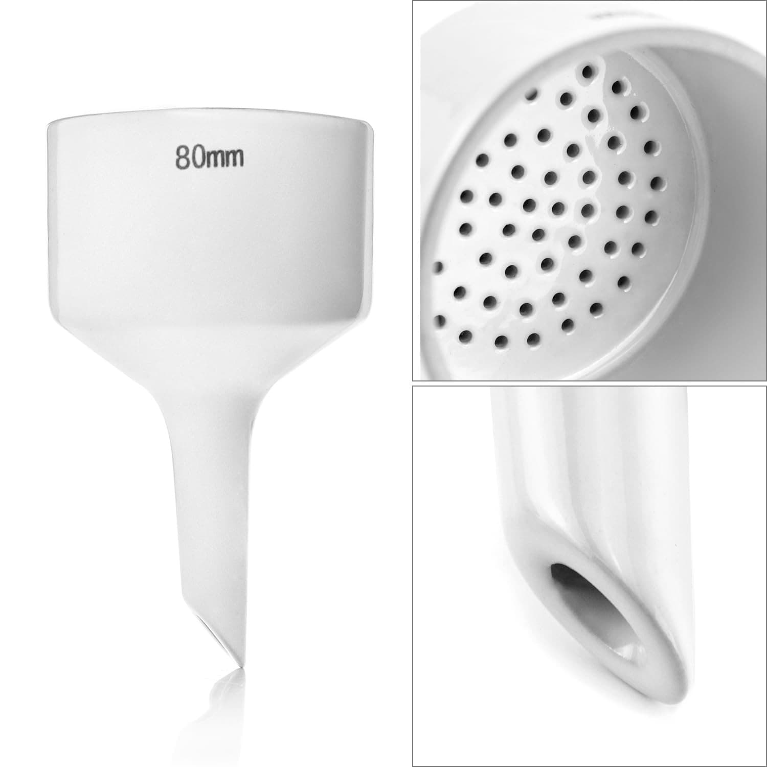 1000ML Buchner Funnel Kit Filter Flask Set, 1L Vacuum Flask 80Mm Funnel, Borosil 4