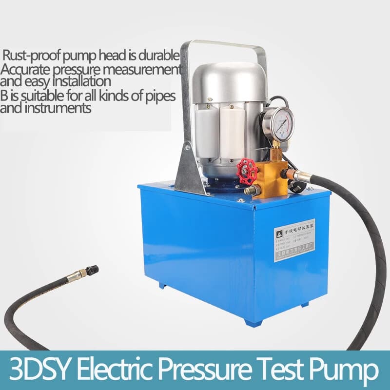 Portable Electric Pressure Test Pump 3DSY25 Pressure Pump Test Pump 5