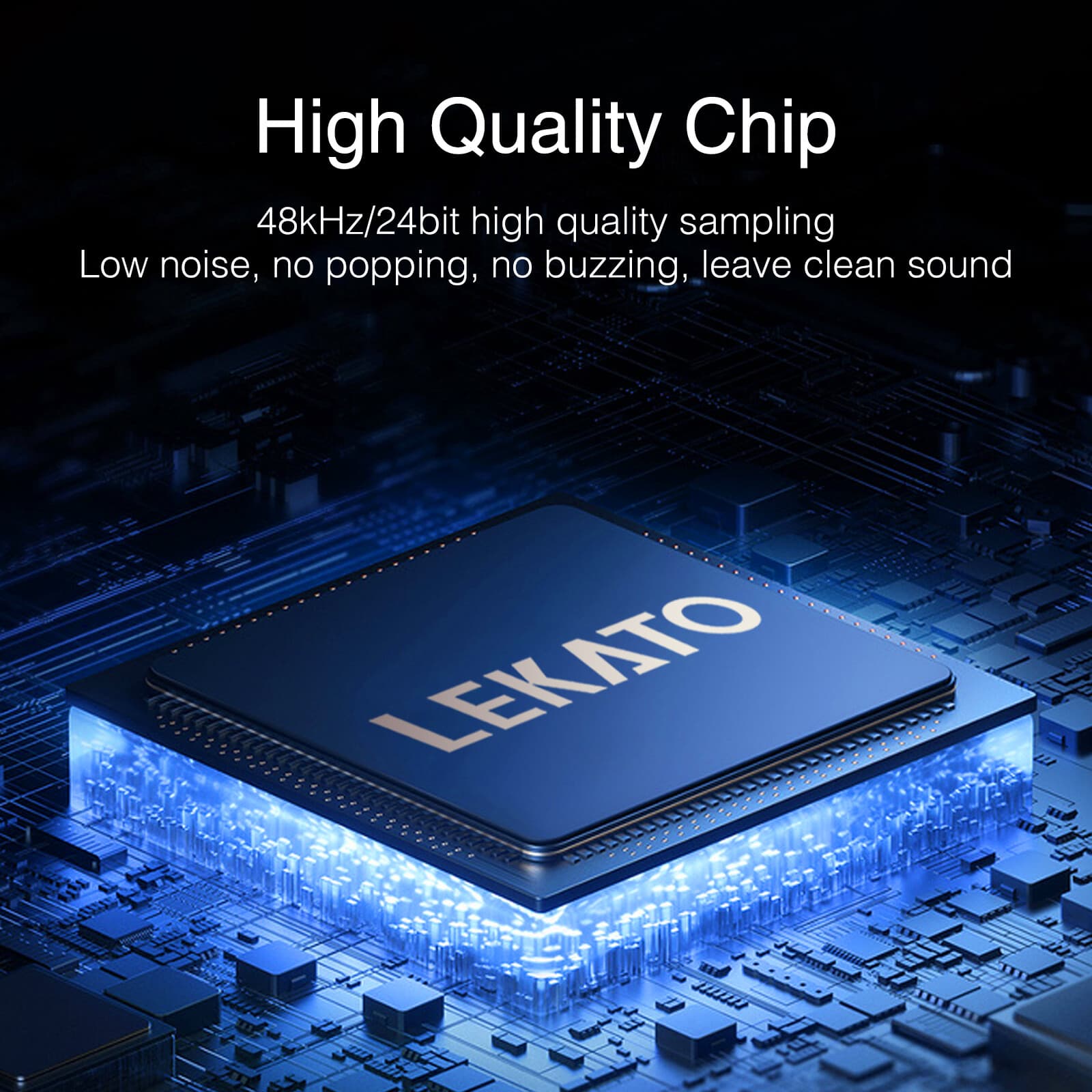 LEKATO Looper Guitar Effect Pedal 18 Mins 3 Slot Wave Loop Record + US Plug 4