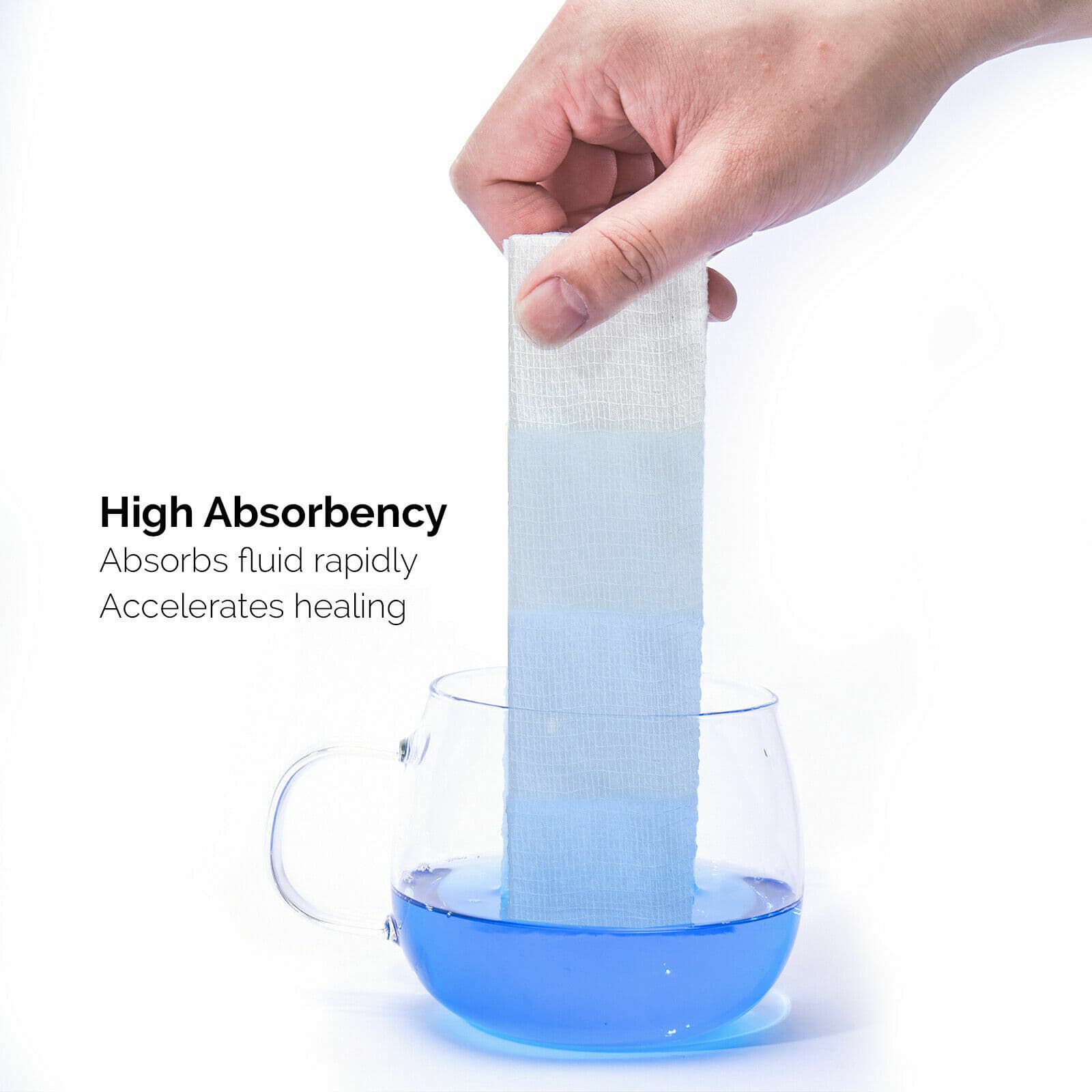 1000Pcs-5Bags Medical 4-Ply Non-Woven Sponge Disposable Cotton Gauze Pads 4"x4" 3