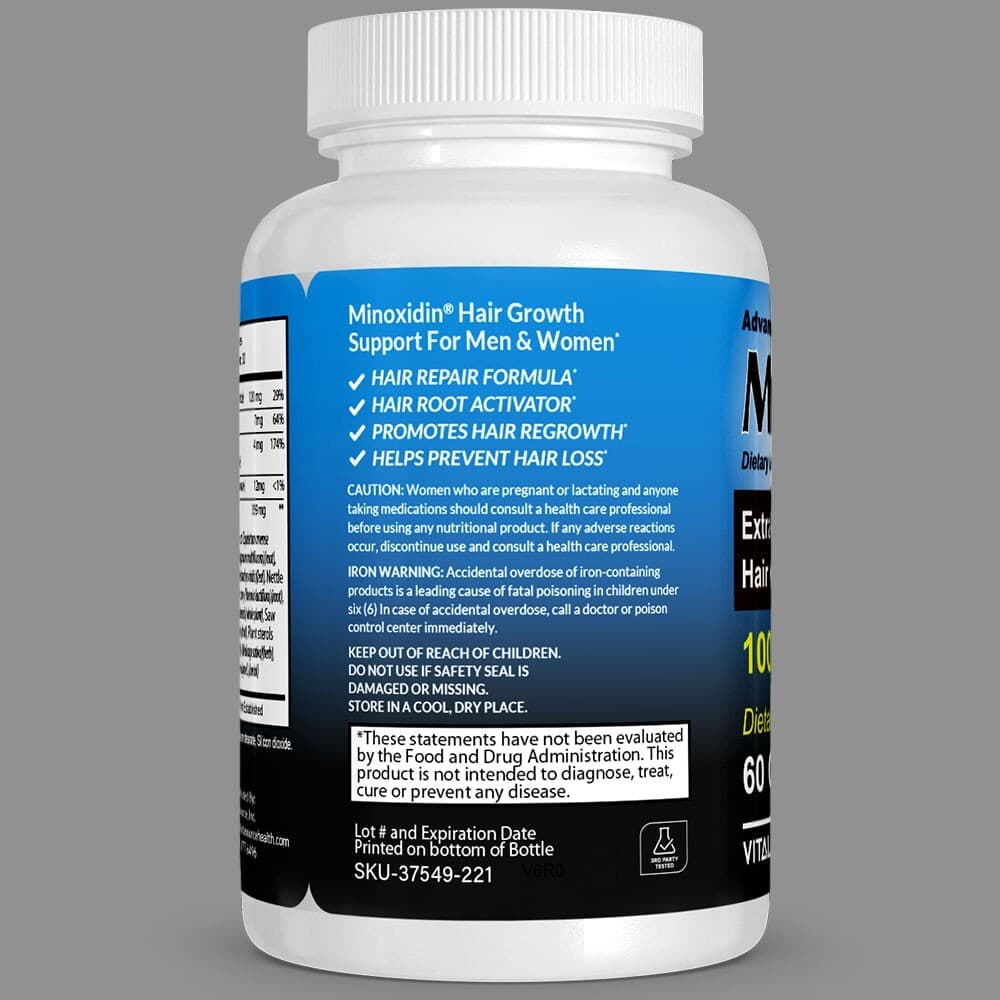 Minoxidin1000mg Natural Dietary Supplement For Women Men • Discounted Price 4
