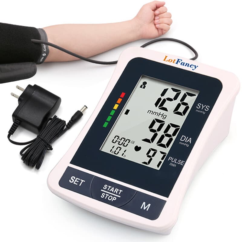 Automatic Upper Arm High Blood Pressure Monitor BP Cuff Heart Rate Machine Test 2