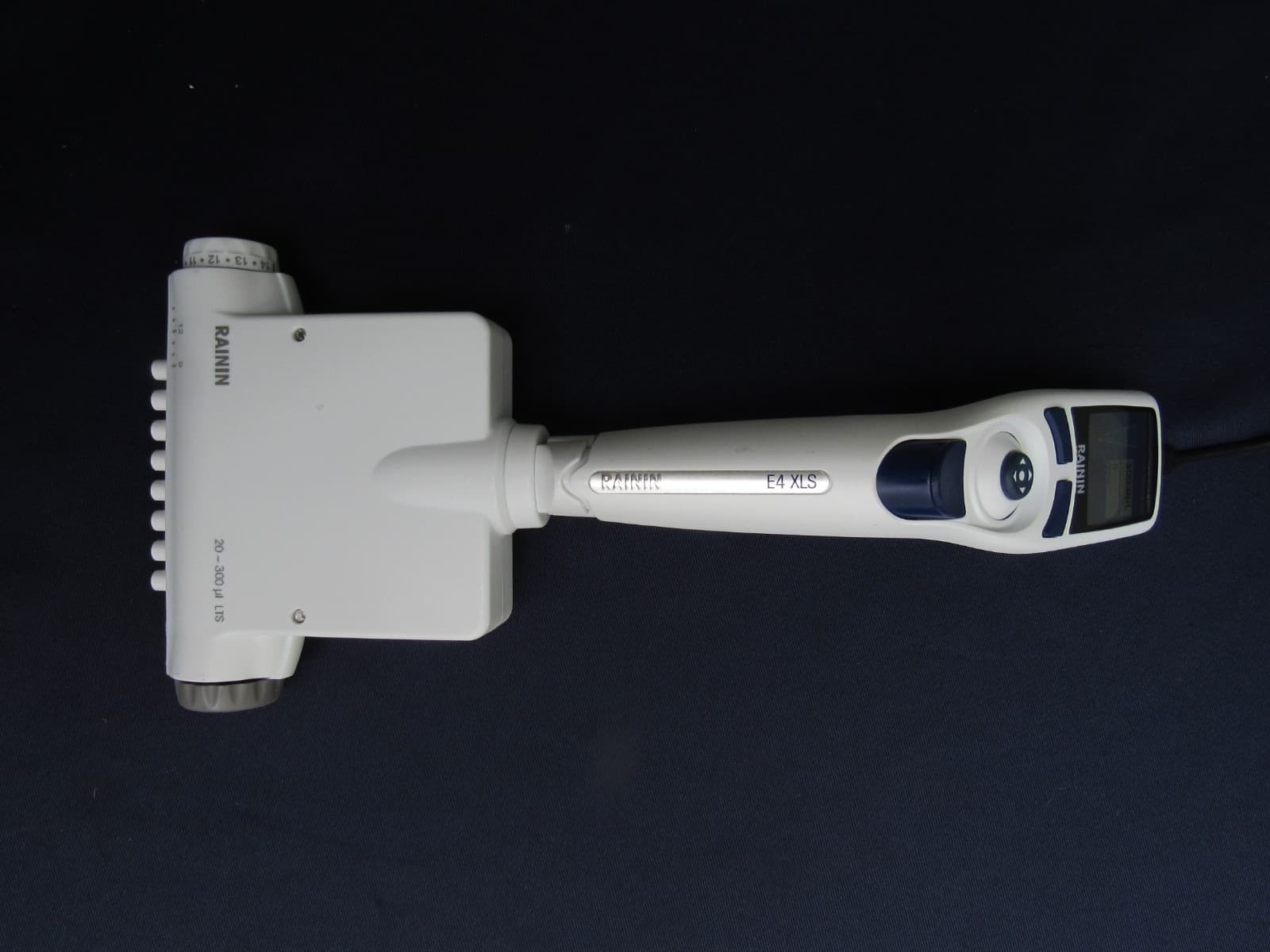 Rainin E4 XLS  electronic pipette 20-300uL LTS 8 channel adjustable width