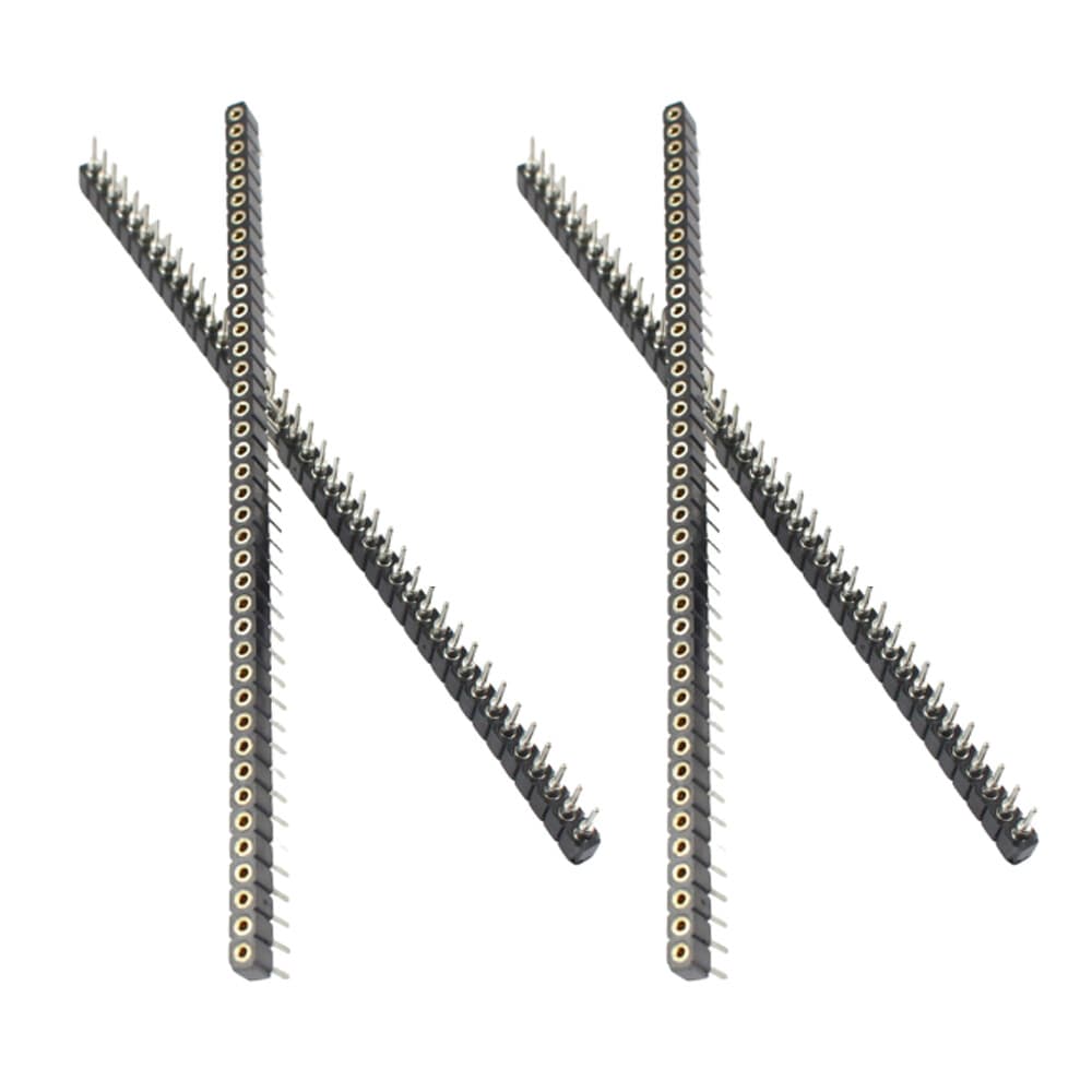 4/8/12/20X PCB Female IC Breakable 2.54mm 40pin Single Row Round Header Socket