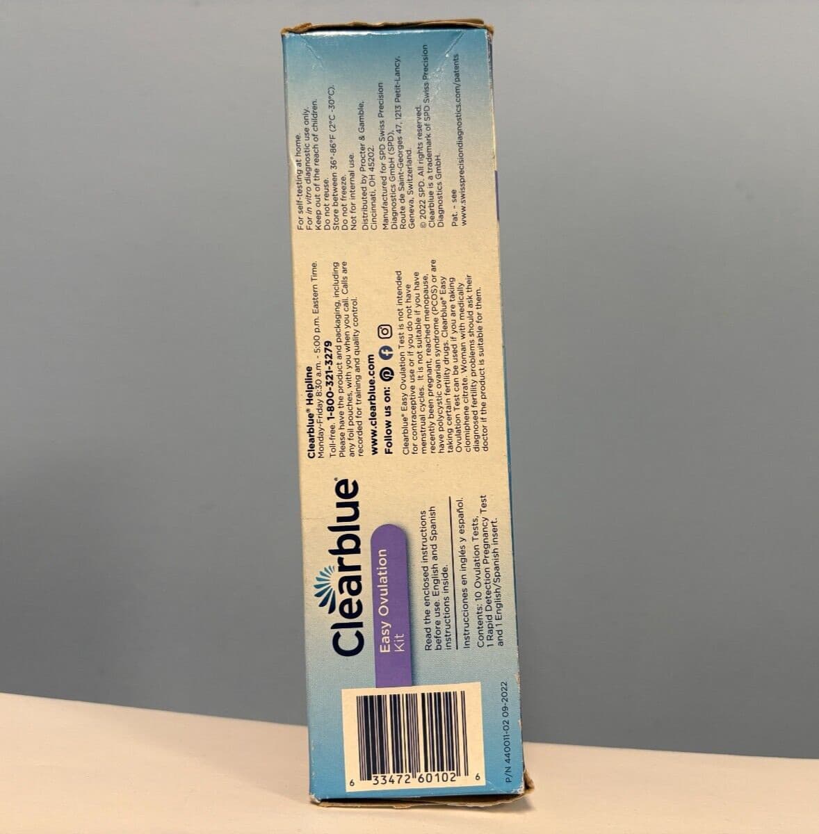 Clearblue Easy Ovulation Kit 10 Tests 1 pregnancy test EXP 12/2026 4