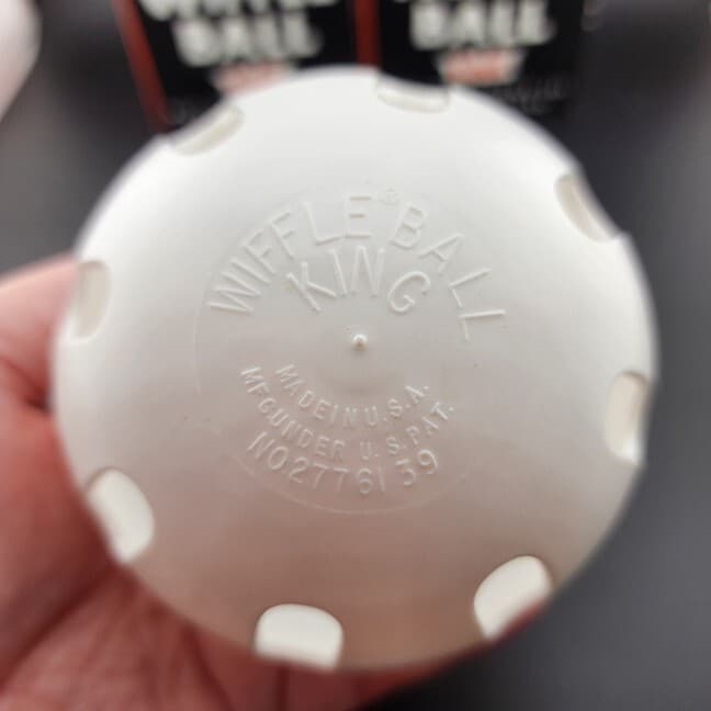 Wiffle Ball King, Set of 3, Regulation Softball Size Curve Training USA Made 5