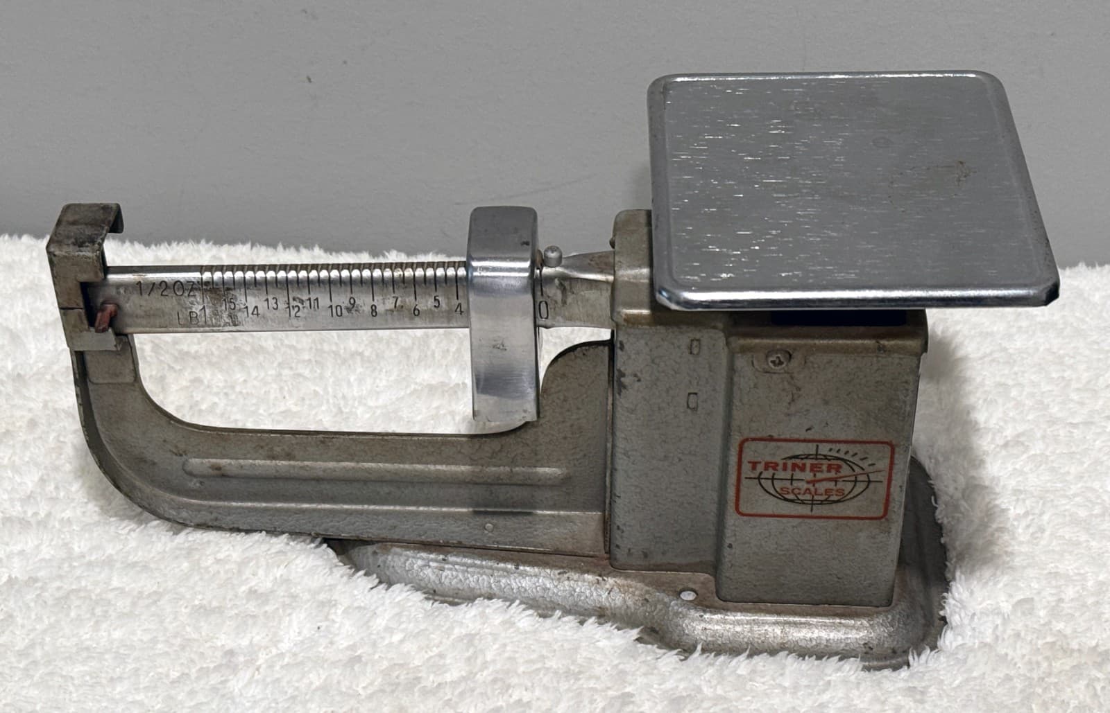 Vintage TRINER Postal Post Office Counter Scale 2
