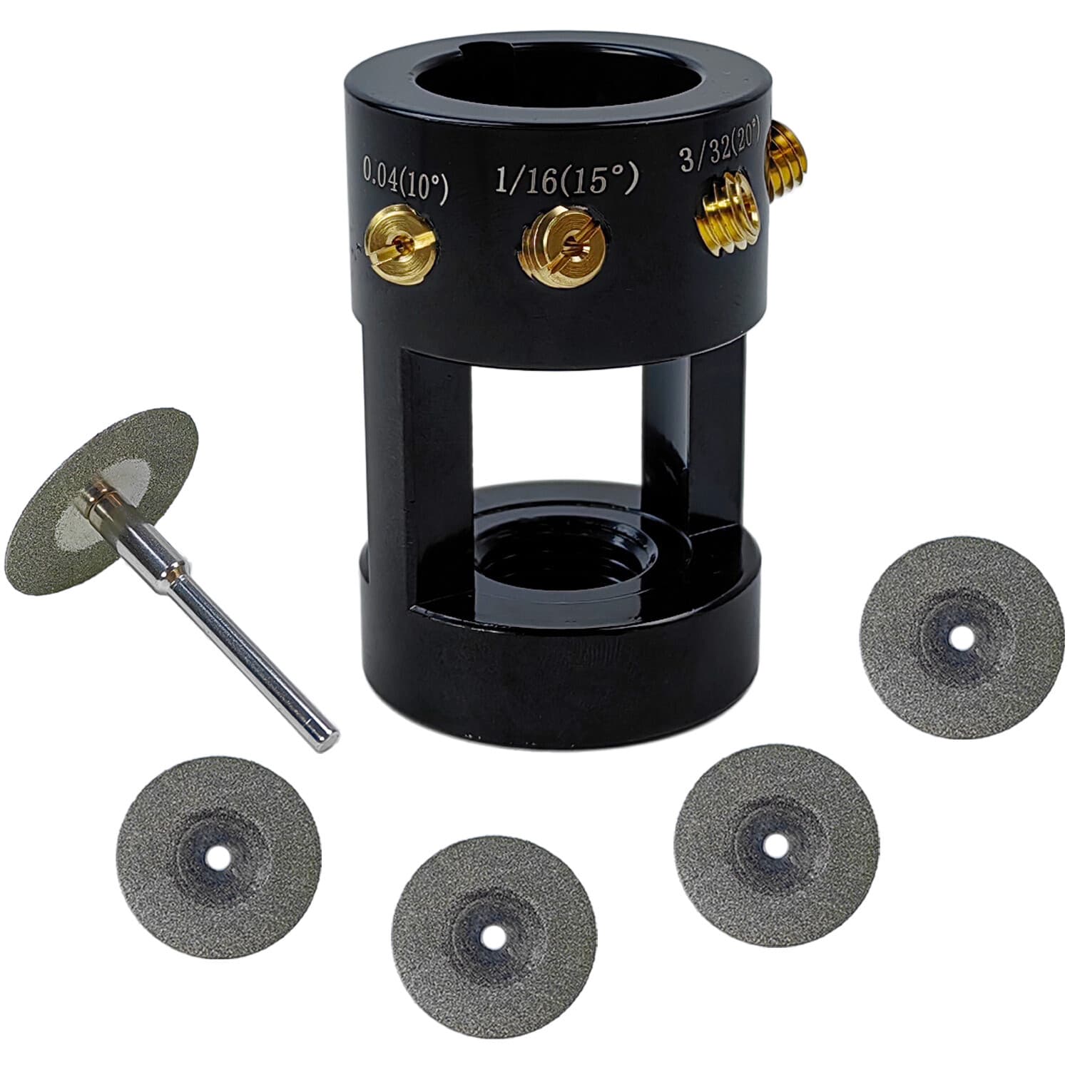 Tungsten Grinder Sharpener Multi-Angle & Offsets Head Tool TIG Welding 3