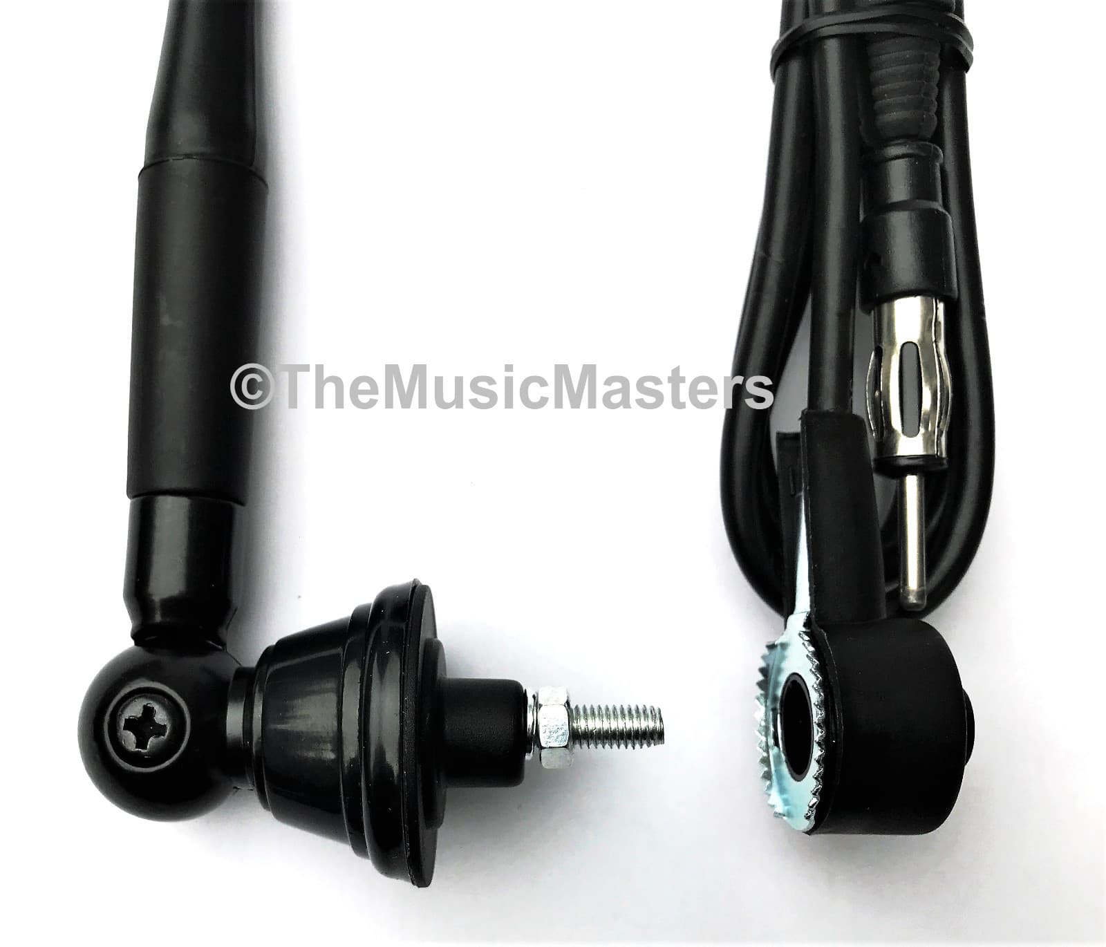 Universal 16" Flexible Rubber Antenna Mast w/ Ball Base Car Audio Stereo Radio 6