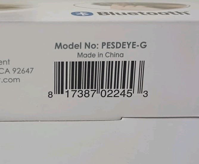 Pure Enrichment Wave Sound Therapy Eye Mask - Rechargeable Bluetooth 5