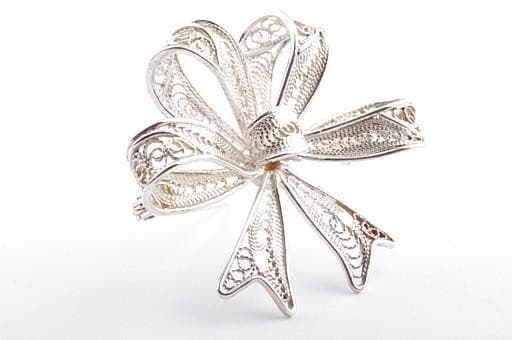 Silver Brooch Pin 800er 3
