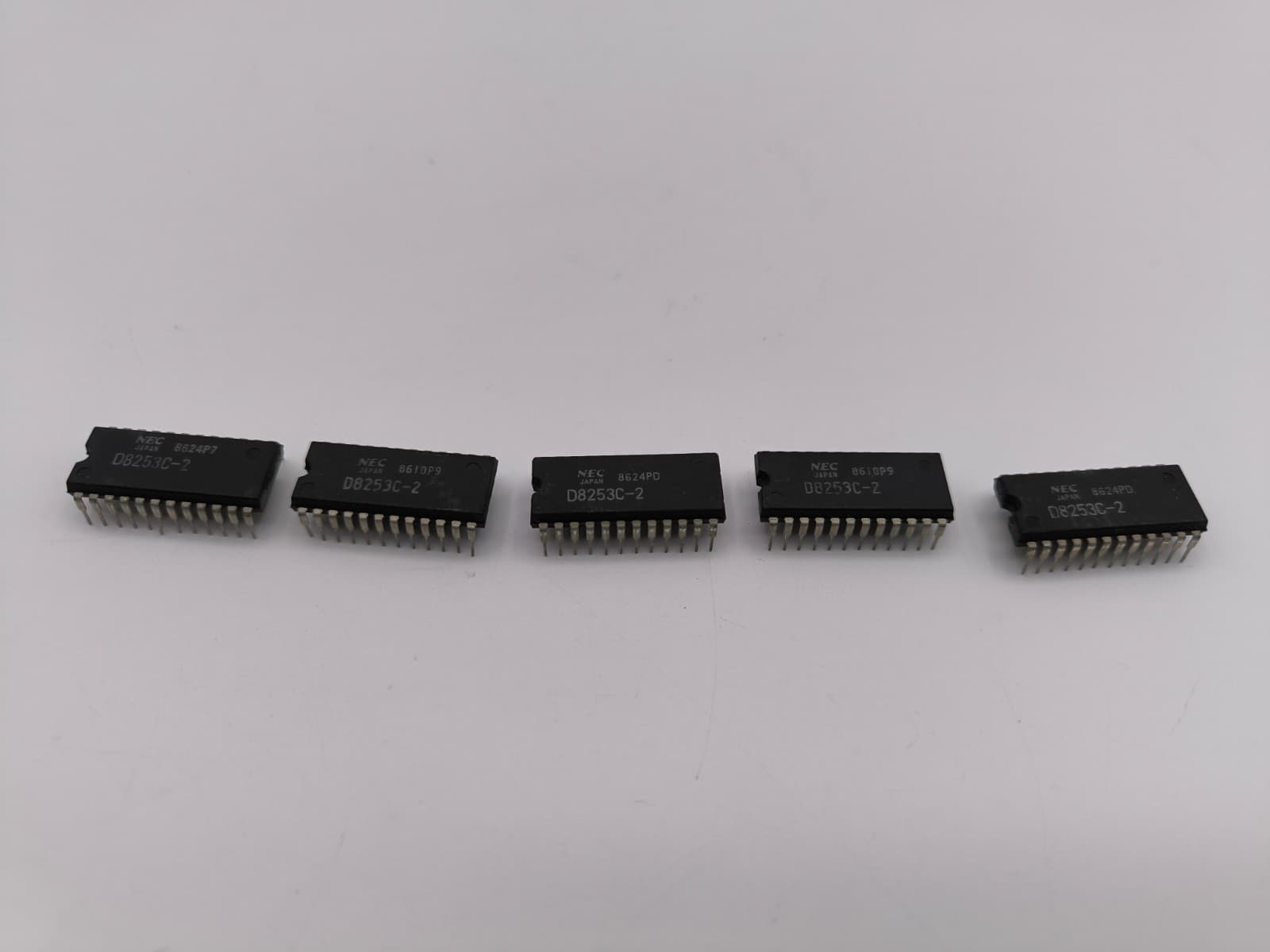 5Pc NEC D8253C-2 Programmable Interval Timer Chip 24-Pin Through-Hole Mount 2