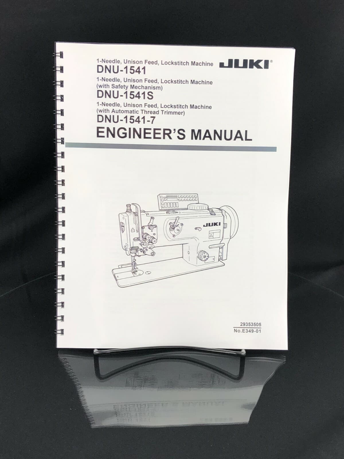 JUKI DNU-1541-7 Service Engineer Manual Coil Bound Reprint