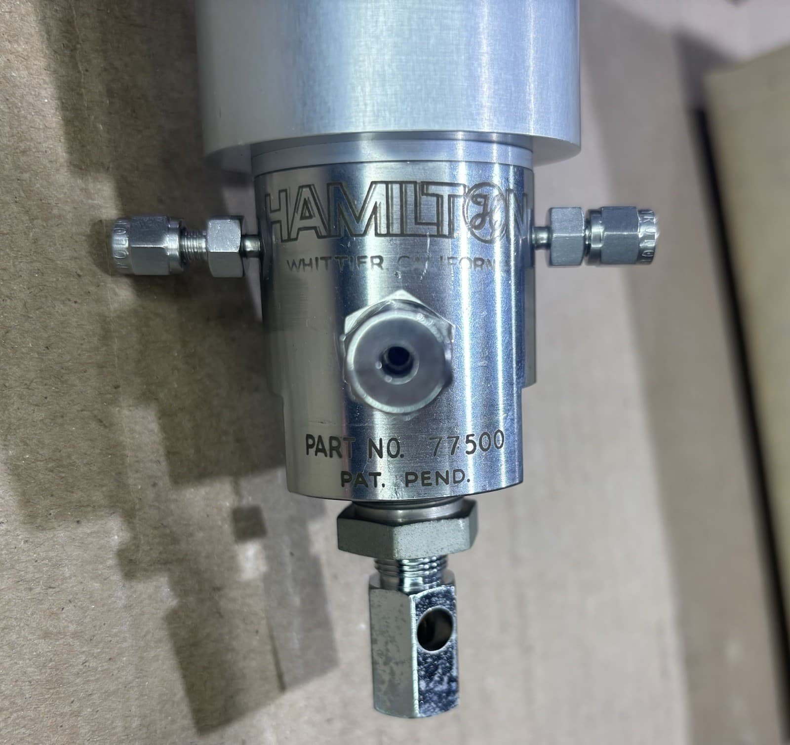 Hamilton Co. High Pressure Sampling Valve 77500 New With Instructions 4