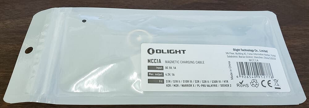 Olight MCC-1A Magnetic Charging Cable for Olight Magnetic Rechargeable Flashligh 3