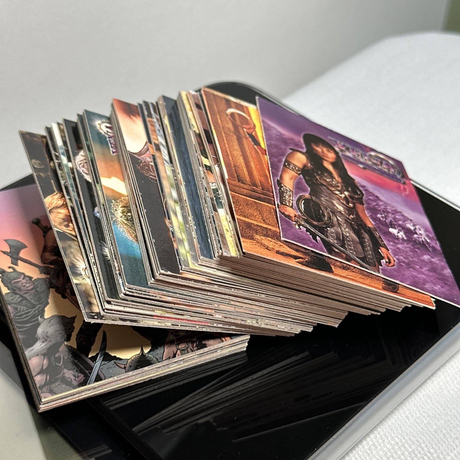 🗡️ Xena Warrior Princess Lot 1997–1998 | Trading Cards, Callisto Magnet & Pin 3