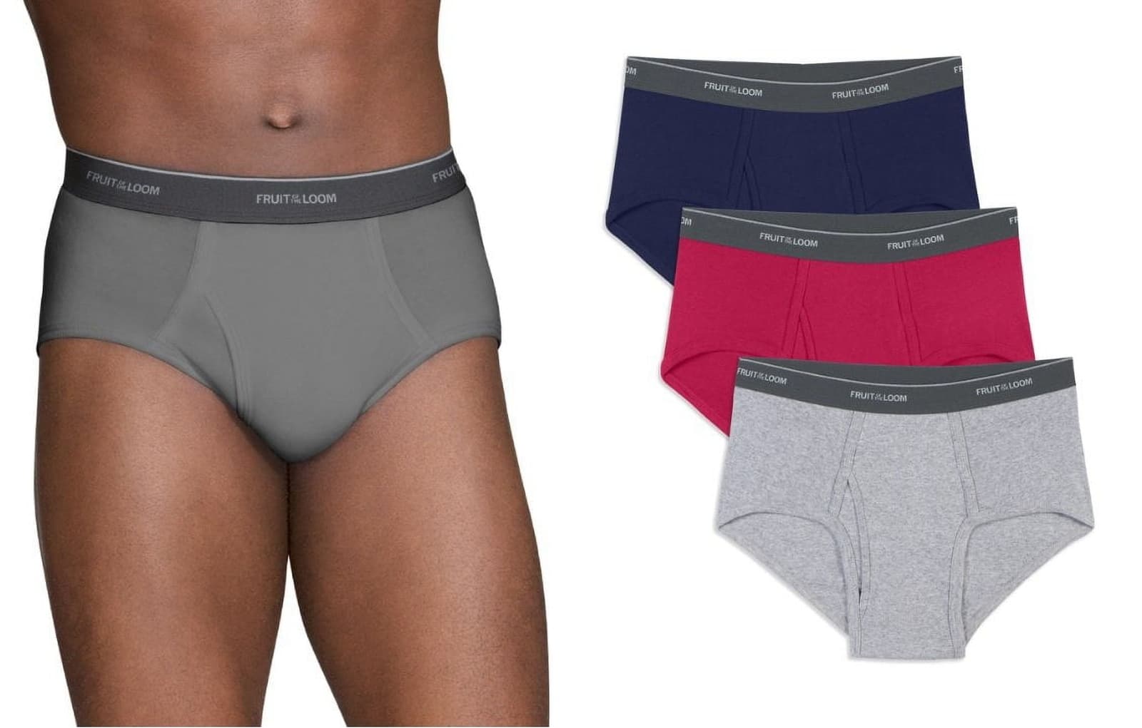 Fruit of the Loom Men's Assorted Fashion Mid-rise Briefs 2