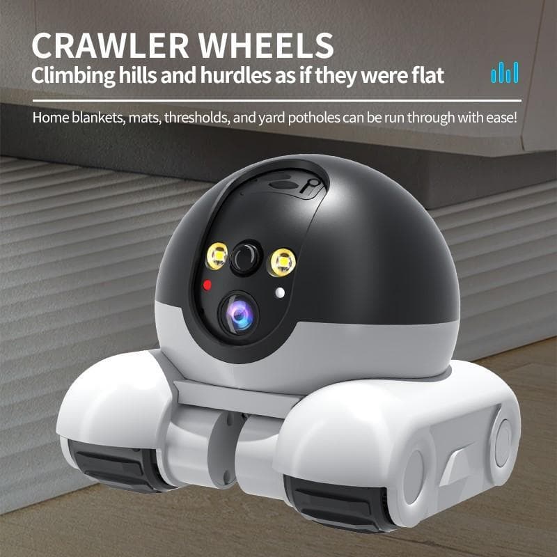 Smart Wifi APP Movable Pet Cat 2MP Dual Lens Dual Screen Action Robot Camera  6