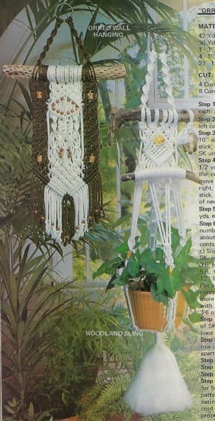 Plant Pot Hanger Patterns in Macrame Show and Tell for Beginners Vol 1 Book ST1 2