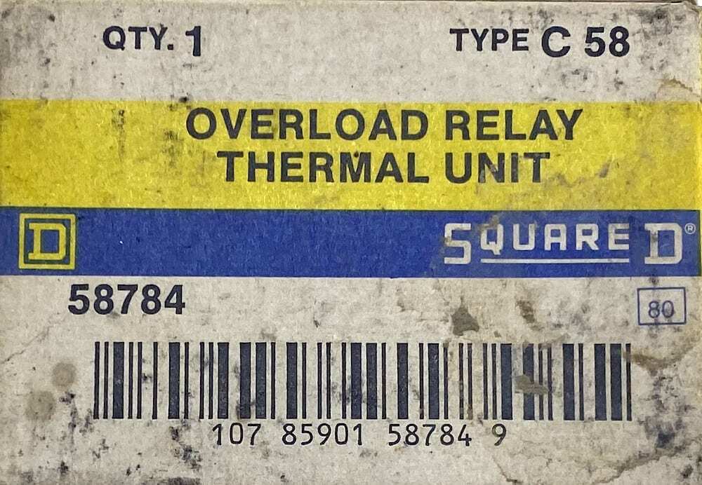 Square D C58 Overload Relay Thermal Unit (Set of 3) (NEW) 2