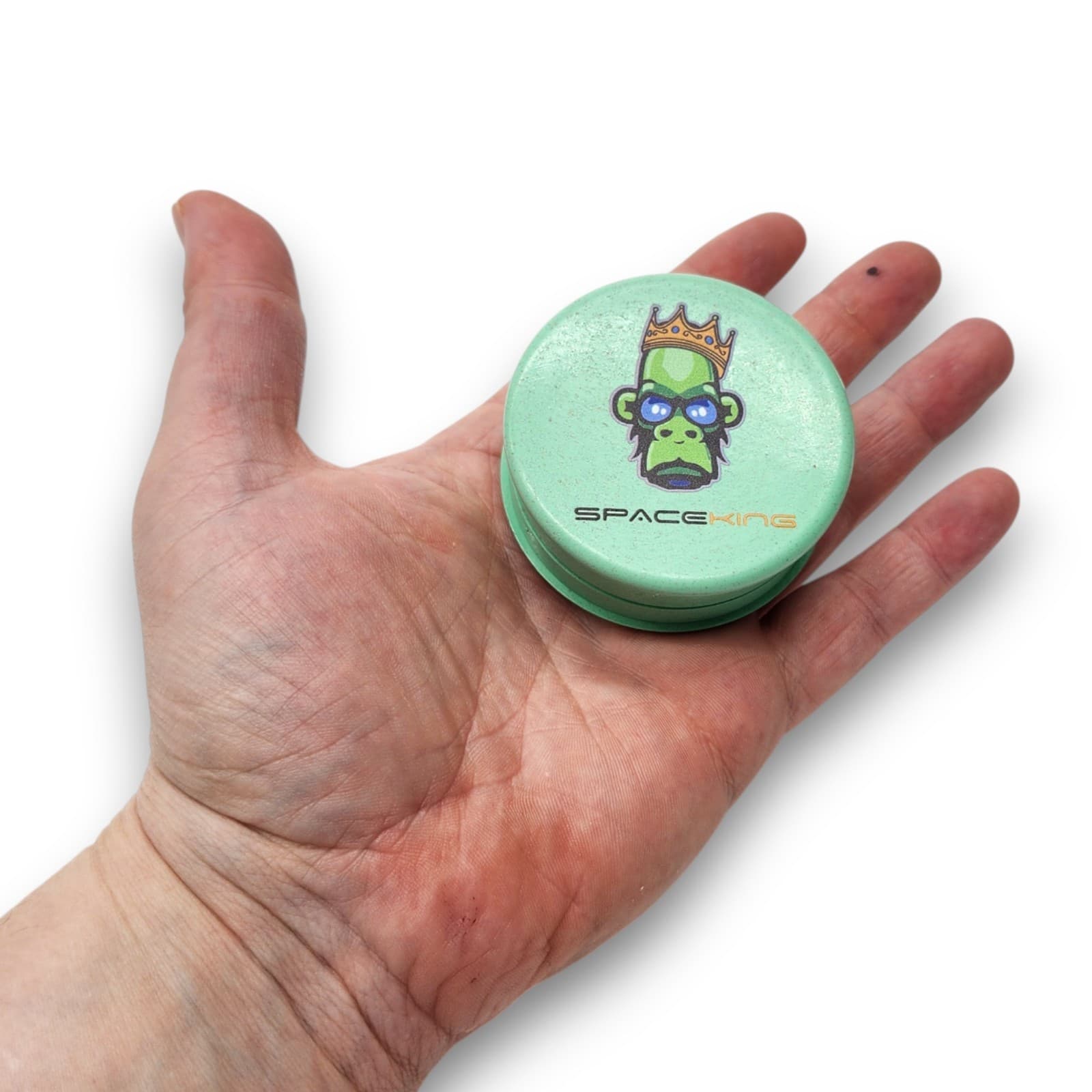 2.5" Space King HEMP Biodegradable TRAVEL Tobacco Herb Spice Grinder Crusher 4