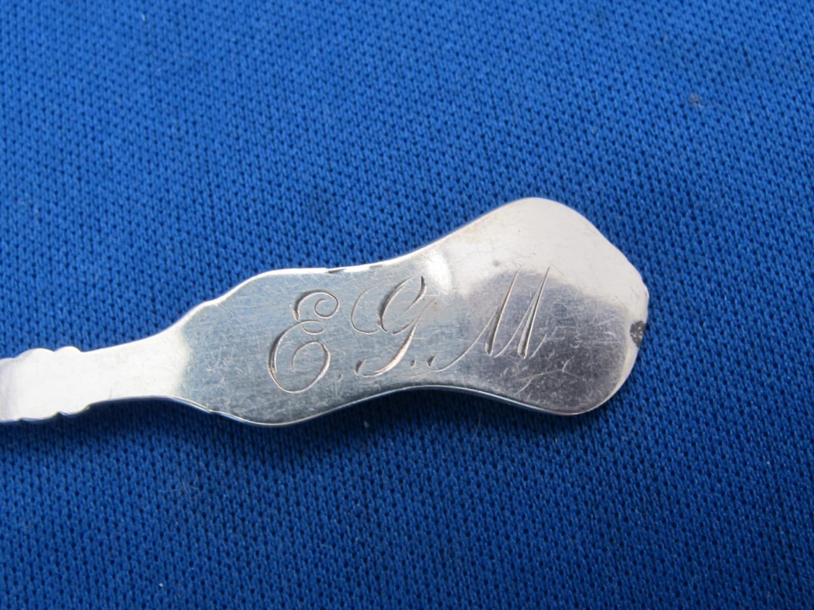 Roden Bros Canada Sterling IMPERIAL QUEEN Pattern DEMITASSE SPOON-Mono EGM 5