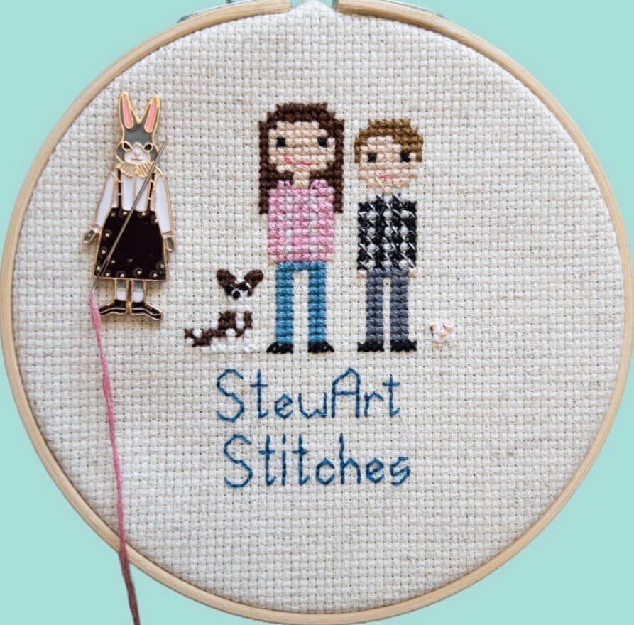 Lady Rabbit Enamel Needle Minder, Fridge Magnet, Magnetic Lapel Pin 4