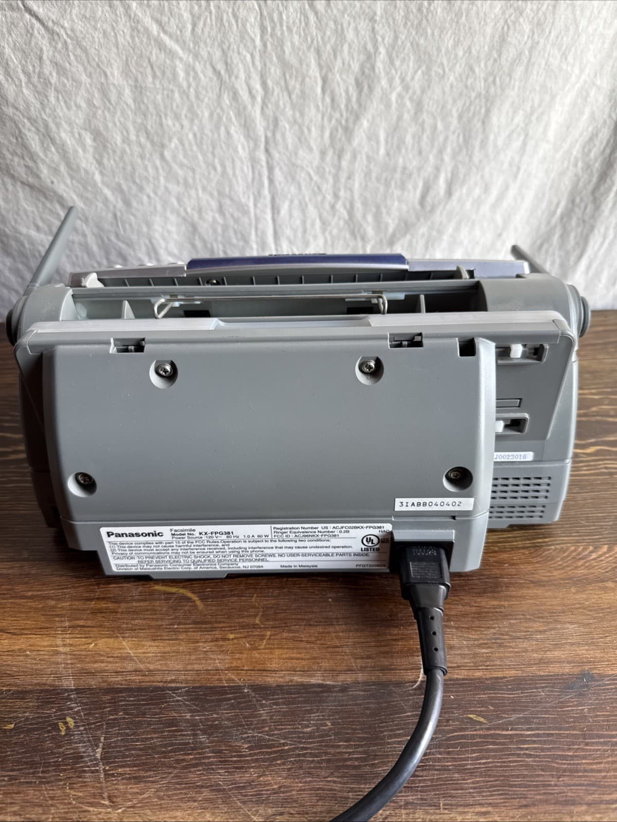 Panasonic Multitalk Expandable To 8 Fax & Copier Model KX-FPG381 Power Tested 4