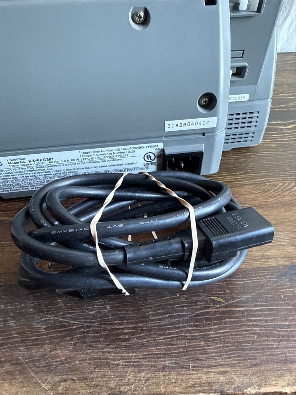 Panasonic Multitalk Expandable To 8 Fax & Copier Model KX-FPG381 Power Tested 6