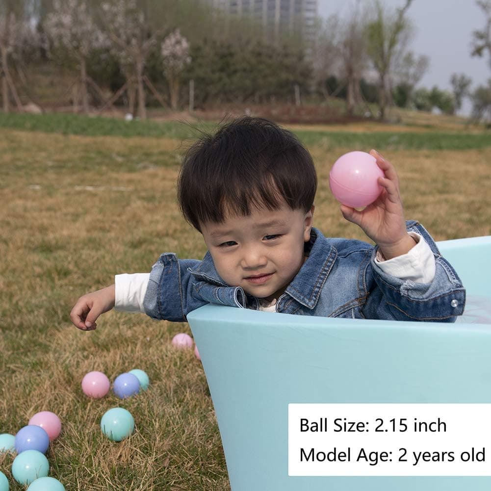 Ball Pit Balls for Toddlers, BPA Free Crush Proof Plastic Toy Balls for Ball Pit 6