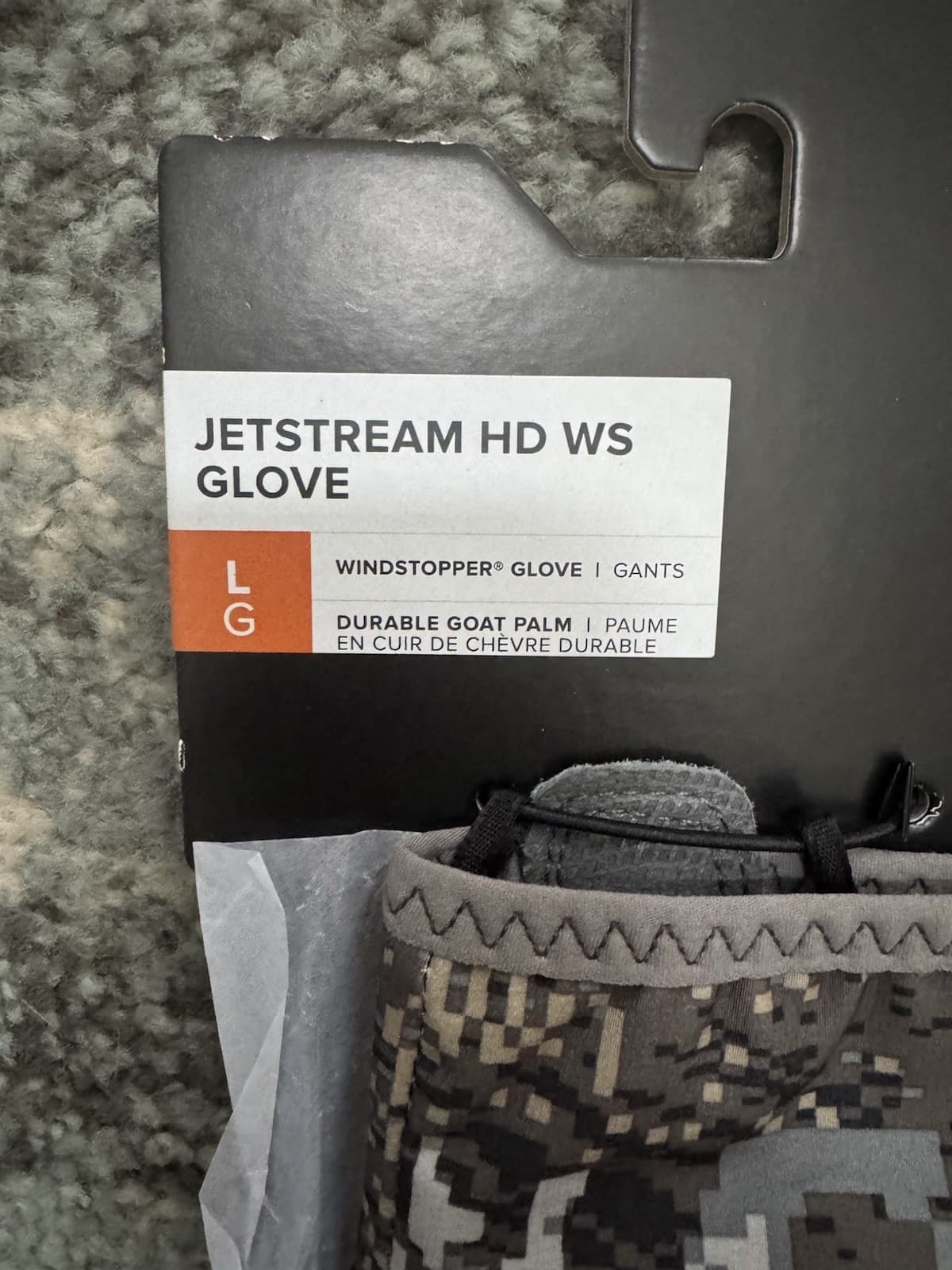 Sitka Jetstream Glove Optifade Elevated II Size Large 2