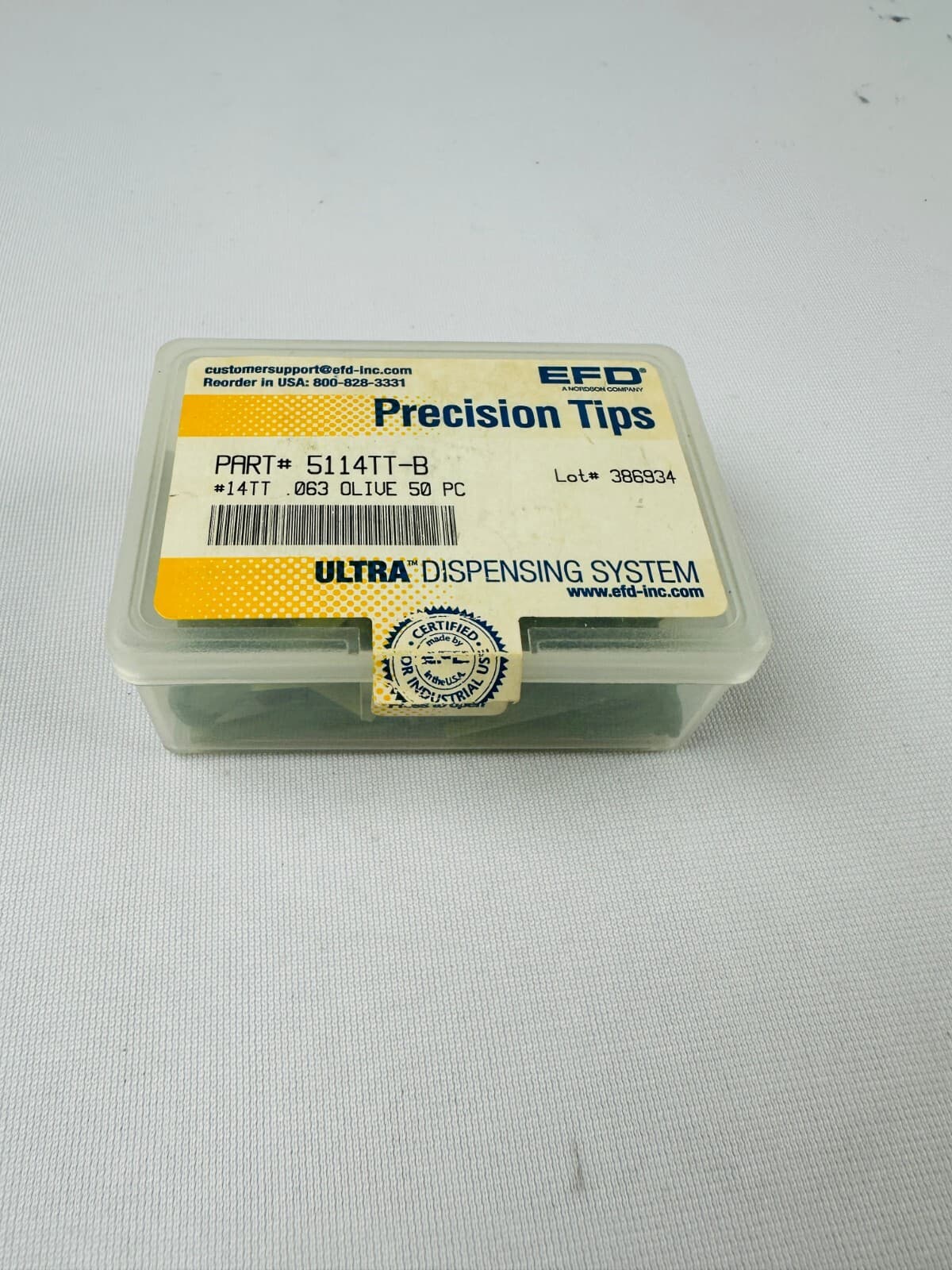 EFD 5114TT-B Precision Dispensing Tips - Lot of 50 6