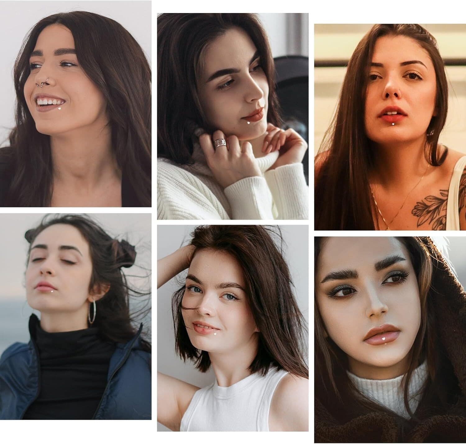 Professional Ear Piercing Gun Body Nose Navel Tool Kit Jewelry 13pcs Set 3