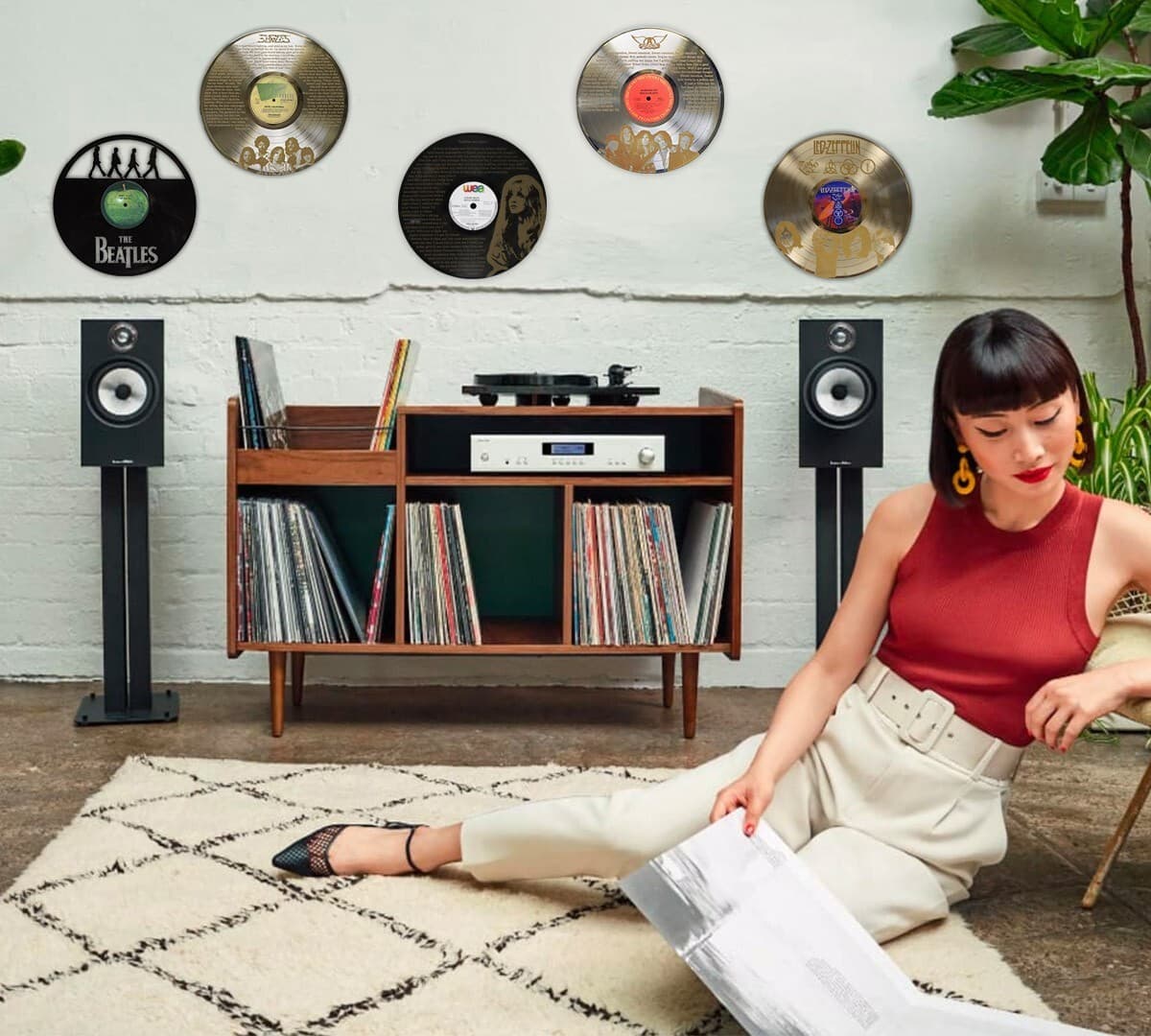 Deep Purple "The Very Best Of Deep Purple"  Gold LP Record wall art 3