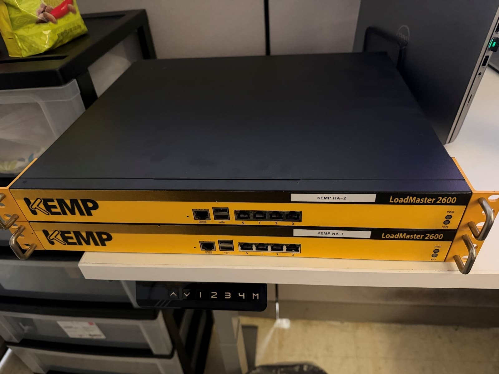 Pair Of Kemp Technologies LoadMaster 2600 Load Balancer- NSA3110-LM2600