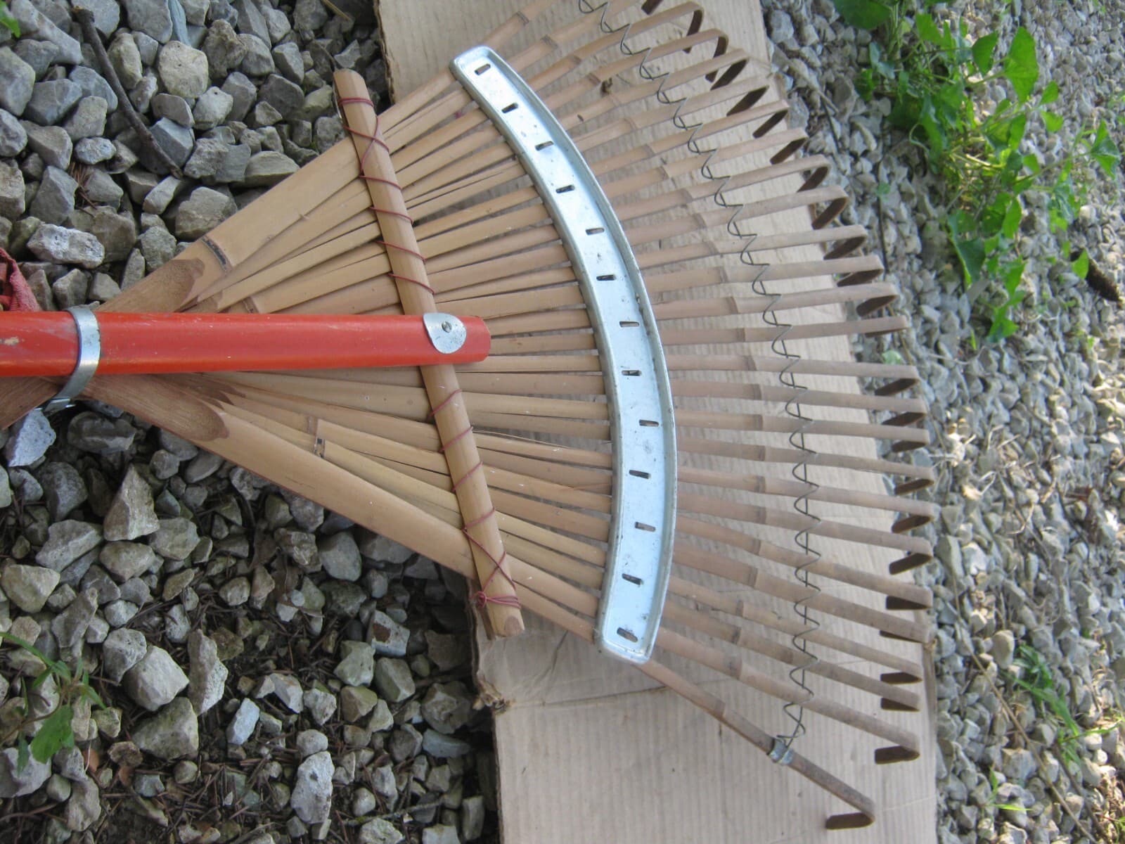 Used Bamboo Leaf Rake 3