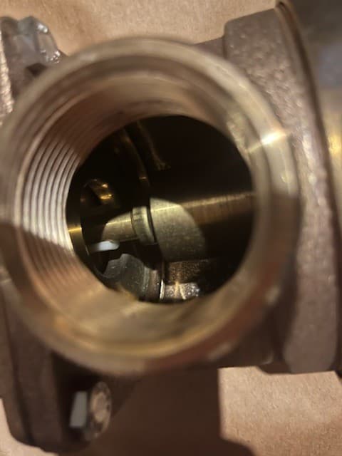 Powers 434-1000 Master Water Cold Hot Mixing Valve - 434 Rough Bronze Hydroguard 6