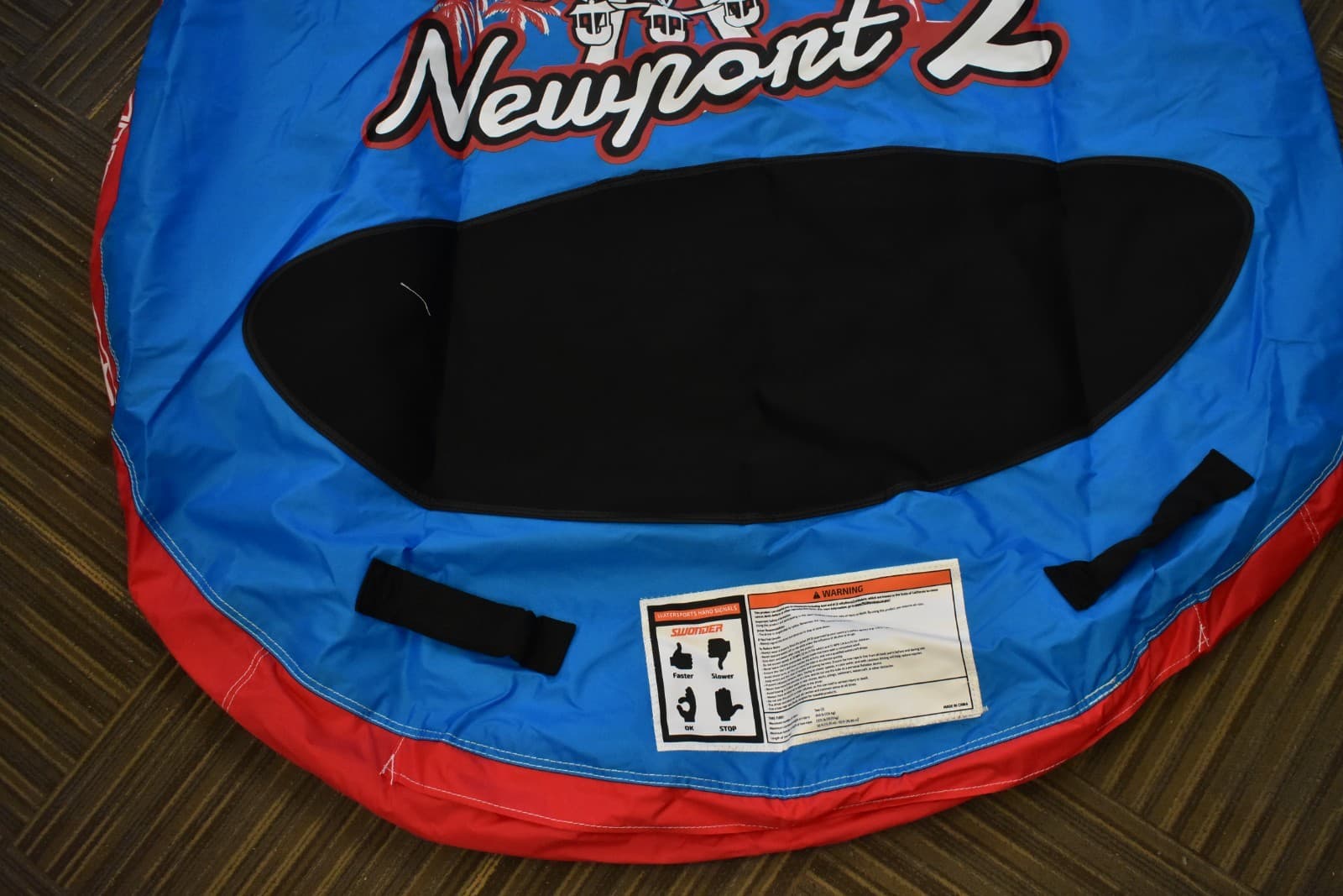 Swonder Newport2 Towable Tube For Boating 2 Person Ride 65" Dia Foam Filled 3