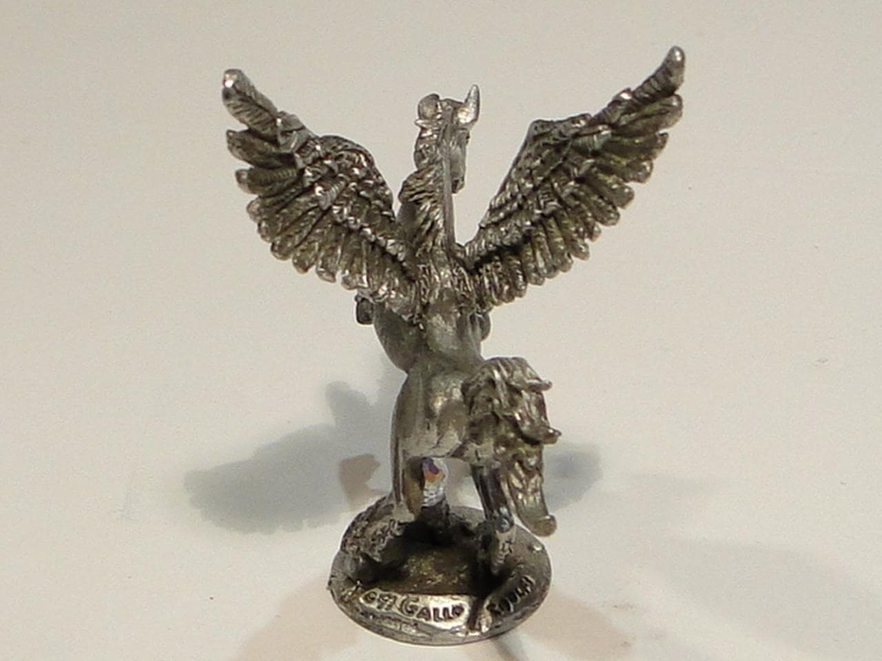 Vintage 1991 Gallo Pewter Pegasus Winged Horse Figurine with Jewels 2