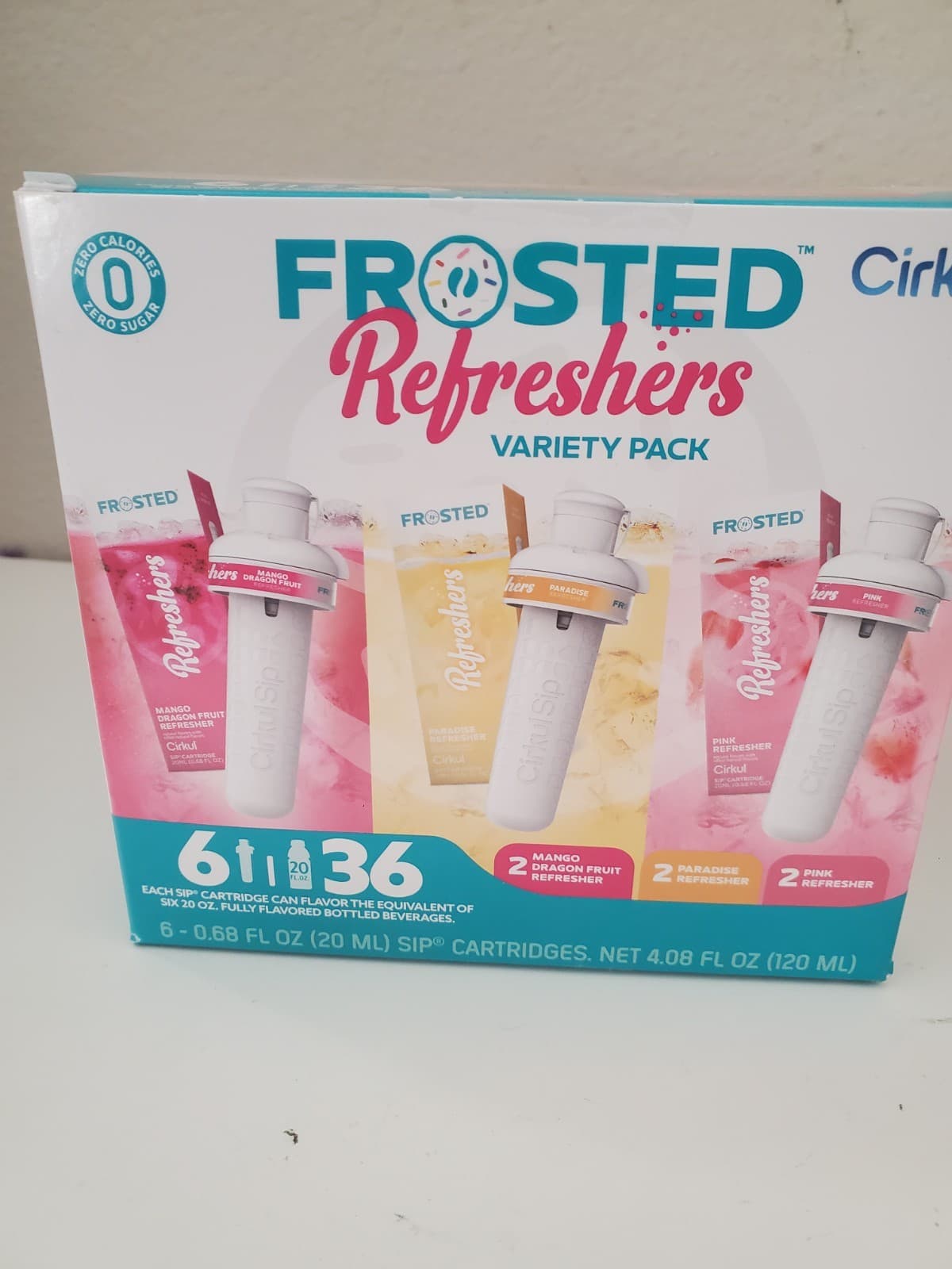 Lot of 3 Variety Packs Cirkul Cartridges, 18 Total 3