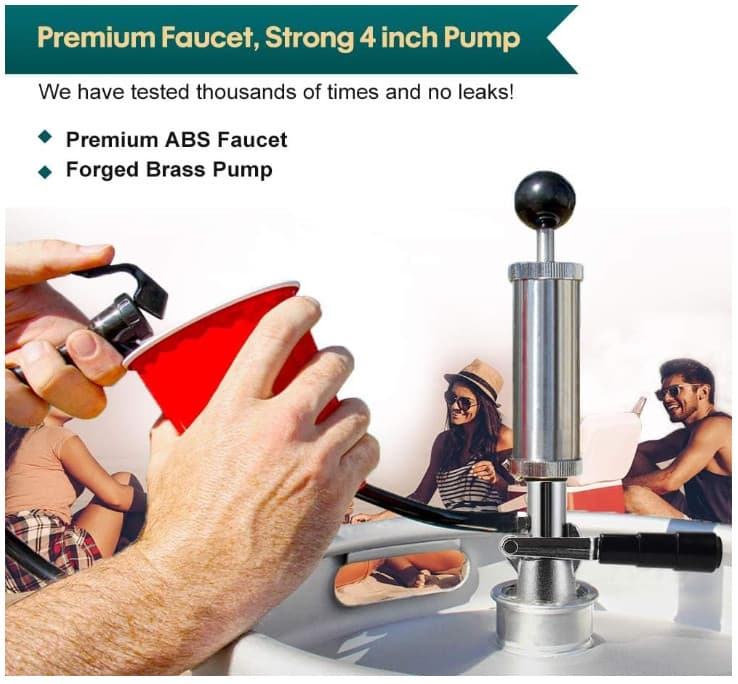 Dispensador de cerveza de barril con grifo para boda fiesta sin fugas New 4