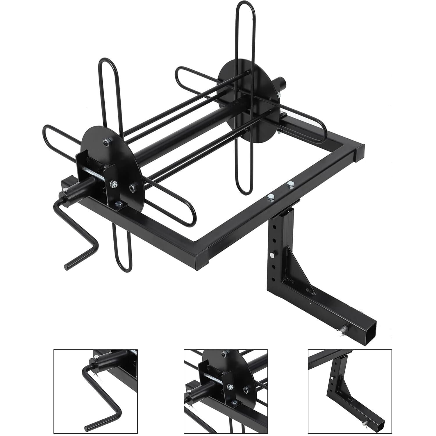 Barbed Wire Unroller Bolt On ATV Or 2" Receiver Hitch Truck Tractor for Fencing