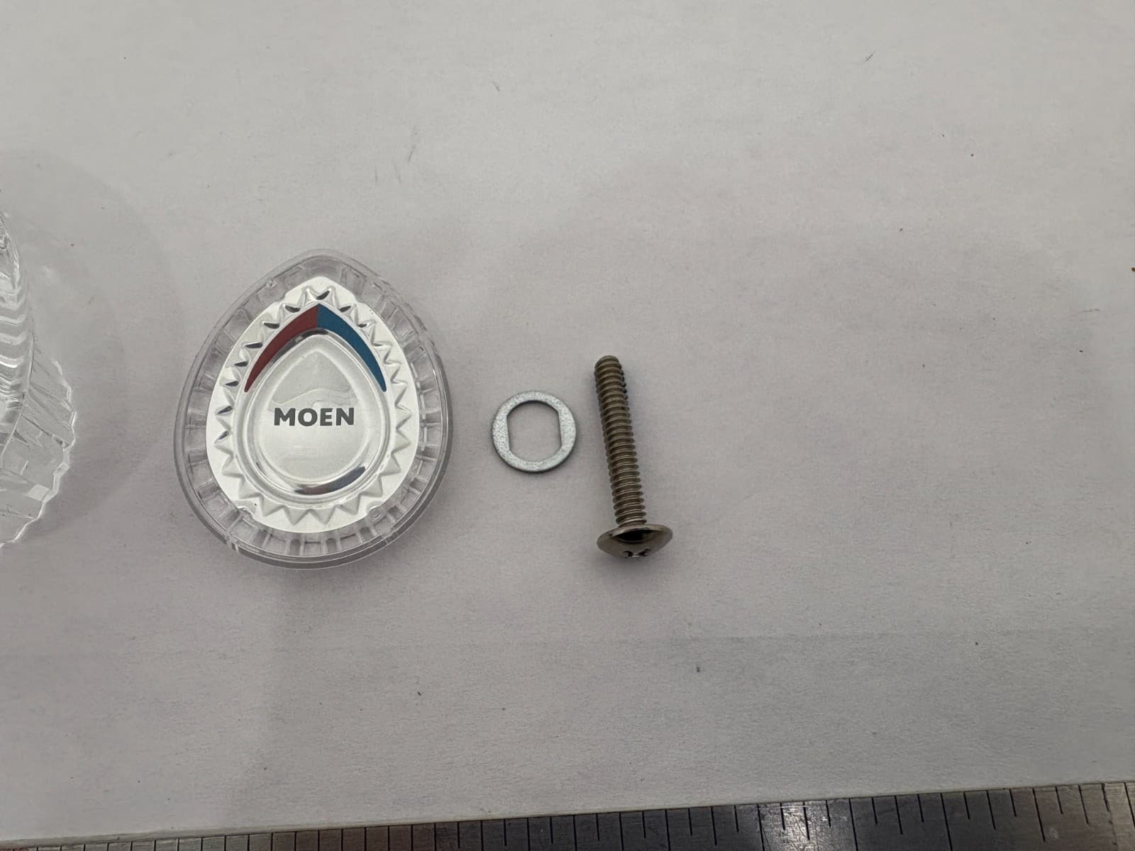 NEW Moen Chateau Teardrop Single Handle Tub/Shower Knob - 98039 (open) - READ!! 3