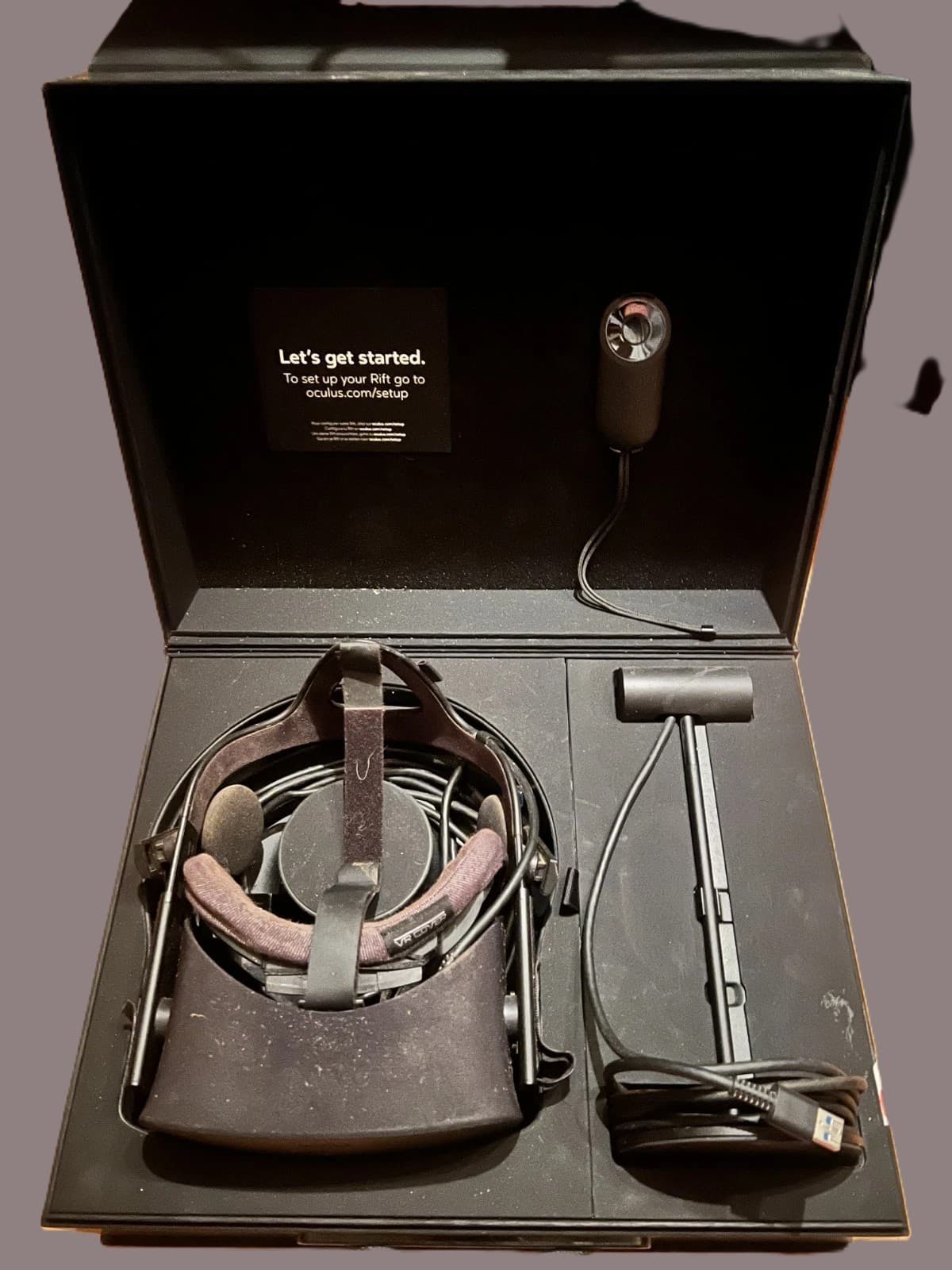 Oculus Rift. Full set with accessories. 2 boxes. Everything you see in the pics. 3