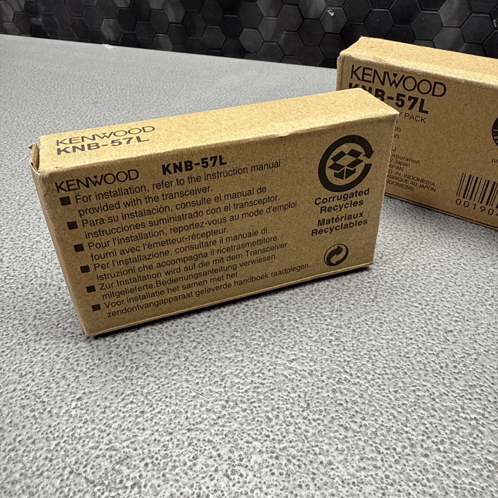 LOT OF 2 KENWOOD KNB-57L BATTERY  2