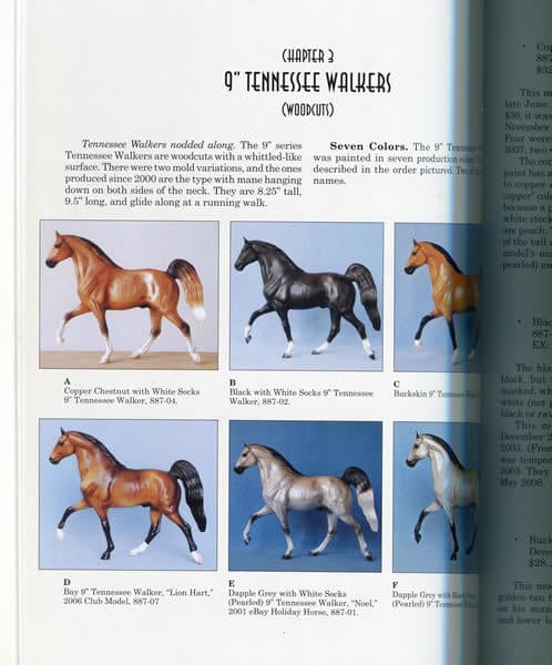 Hartland Horse 2000-12 guide book! 500+ color photos plastic horses Gail Fitch 2