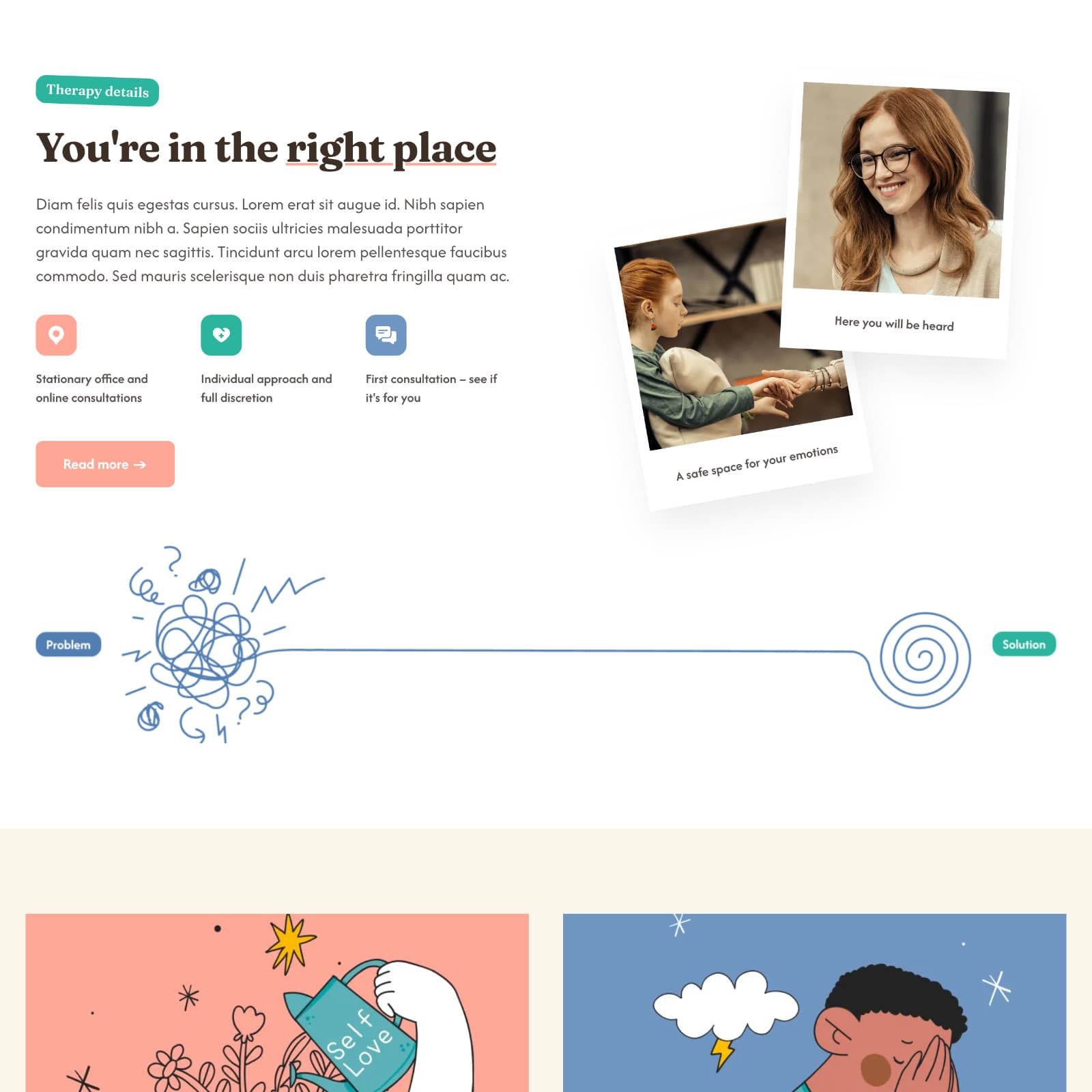 Psychologist Website Design with Free VPS Web Hosting & Installation 2