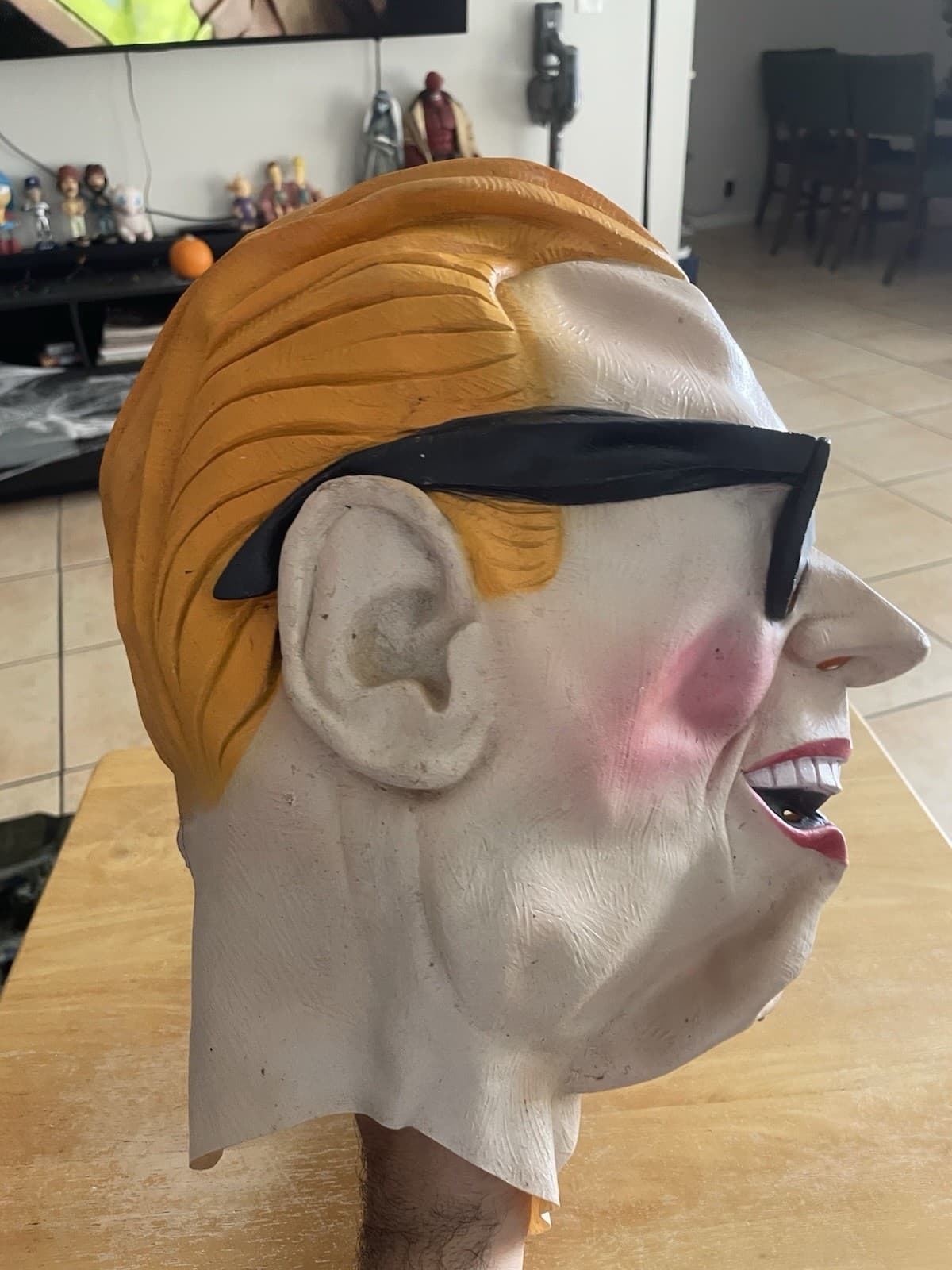 Max Headroom Mask Rubber Halloween Vintage 1980s 2