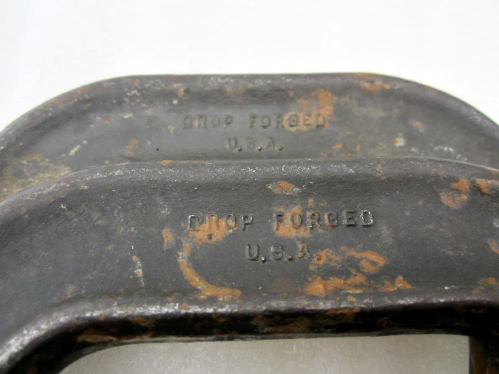 2x Armstrong Heavy Duty 2" C-Clamp 78-402 Drop Forged Made in USA 5